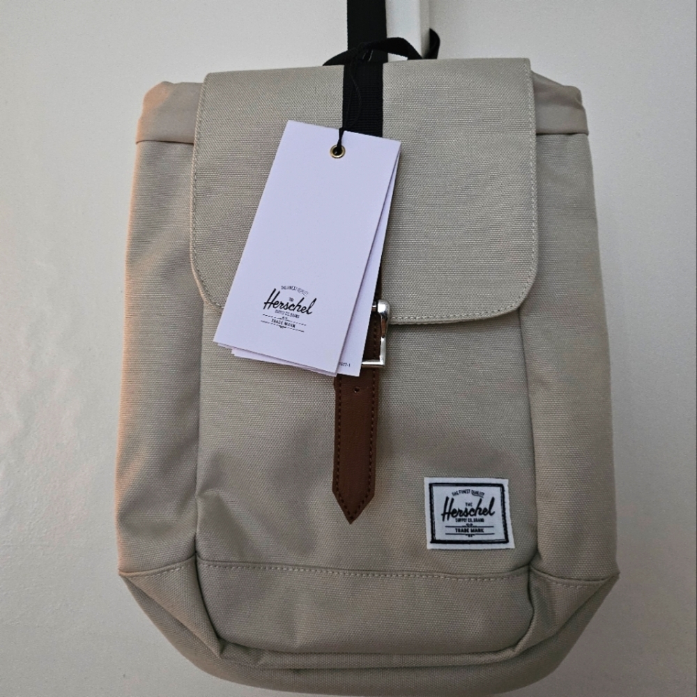 Beige Herschel small backpack